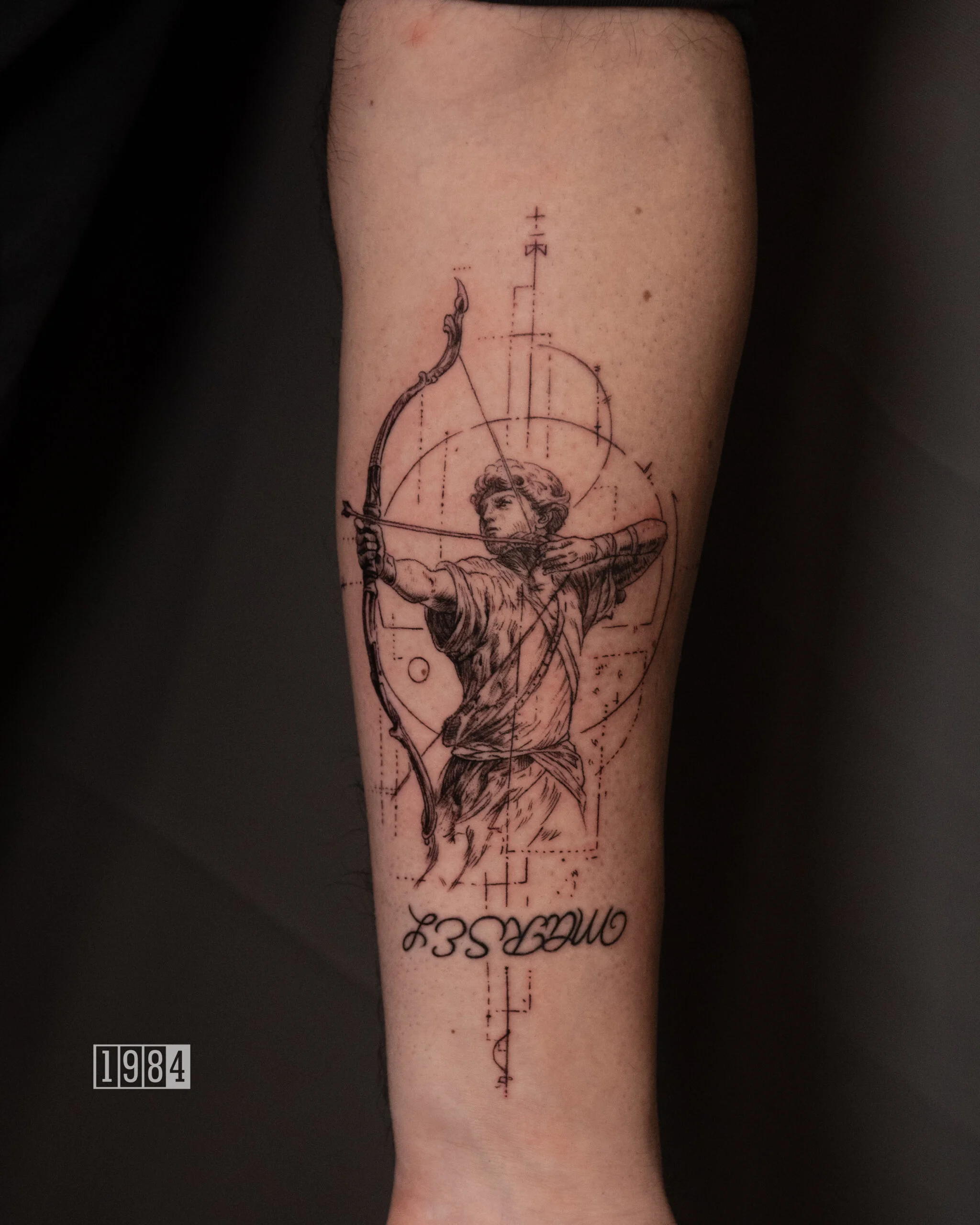 1984 Studio - Graphic - Angel - Fore arm