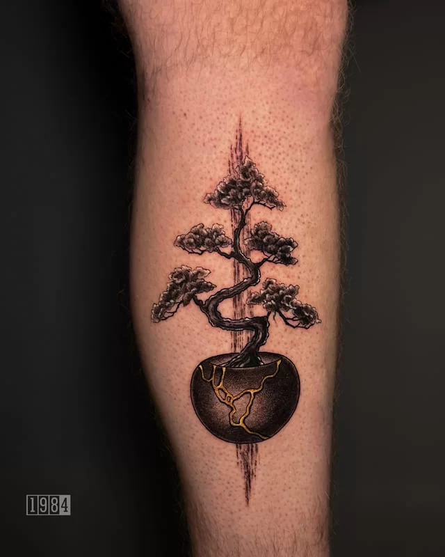 Blackwork - Bonsai - Leg (1)