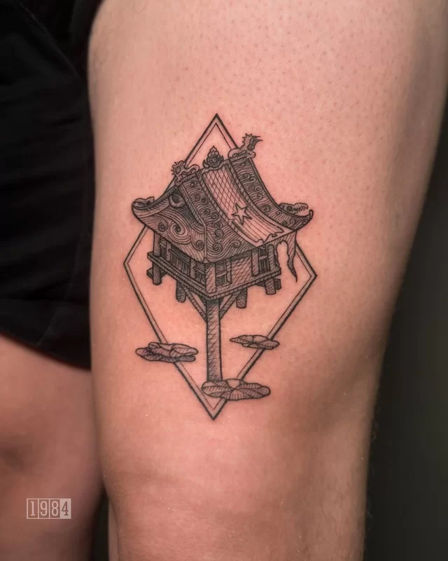1984 Studio - Blackwork - Chua Mot Cot - Thight