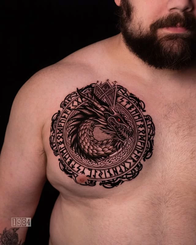Blackwork - Dragon Ruin - Chest (2)