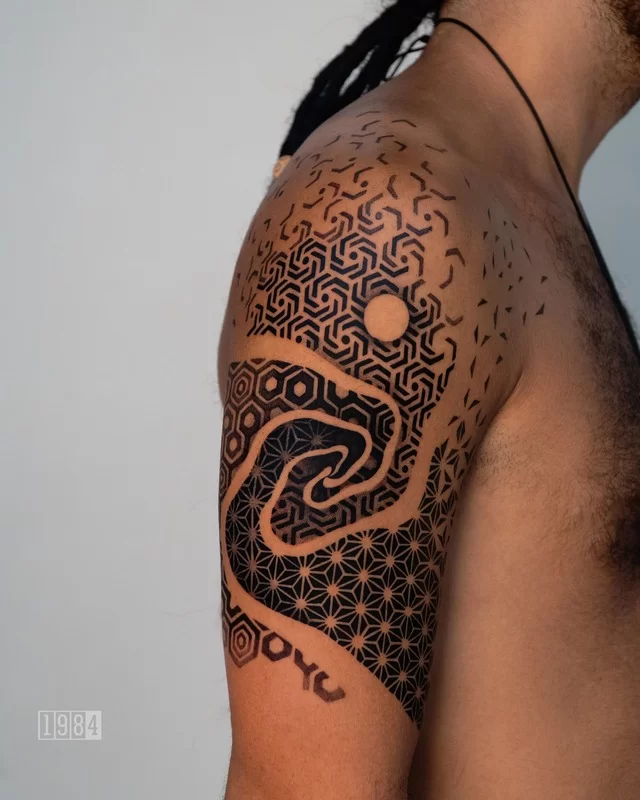 1984 Studio - Blackwork - Mandala - Arm