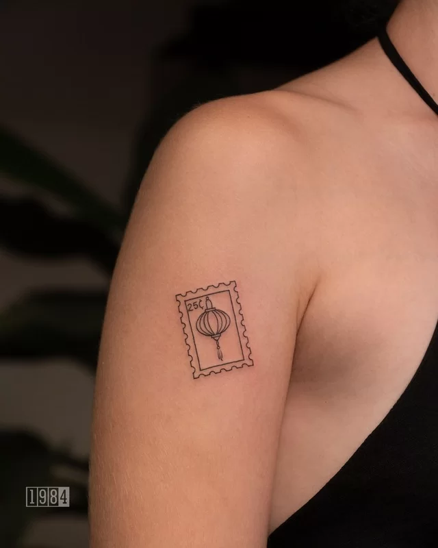 1984 Studio - Minimalistic - Blackwork - Stamp - Arm