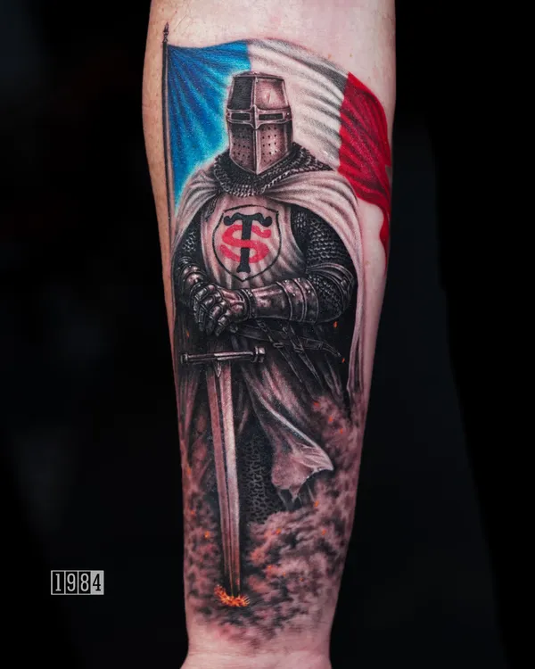 1984 STUDIO - COLOUR - KNIGHT - ARM