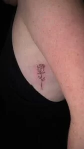 1984 Studio - Mini tattoo - Rose - Rib