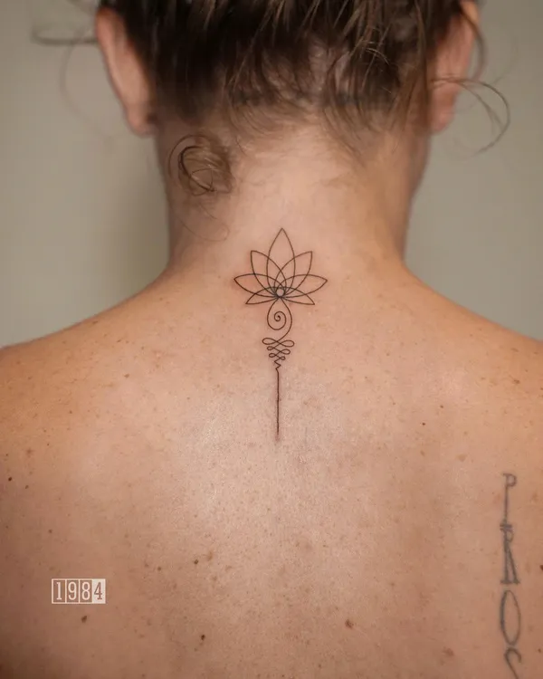 1984 Studio - Linework - Lotus - Back