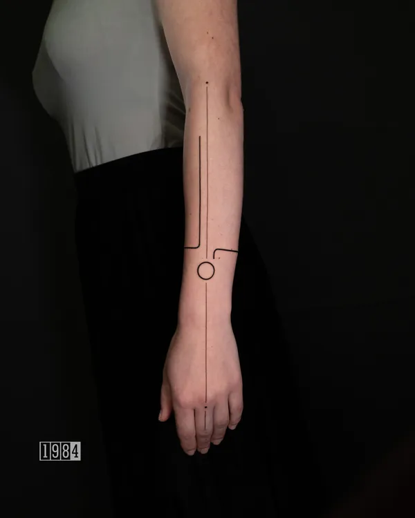 1984 Studio - Linework - forearm