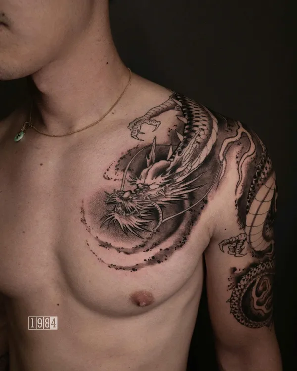1984 Studio - Asian - Dragon - Shoulder