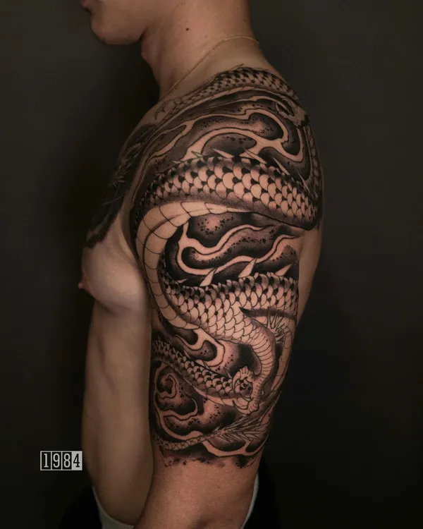 1984 Studio - Asian - Dragon - Shoulder