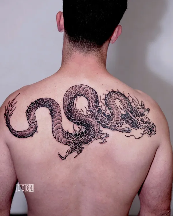 1984 Studio - Asian - Dragon - Back