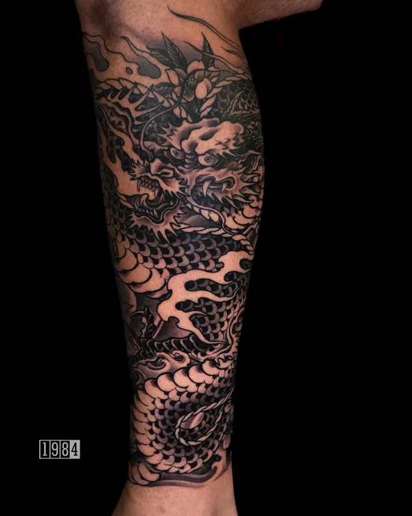 1984 Studio - Asian - Dragon - Calf