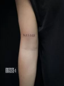 lettering tattoos