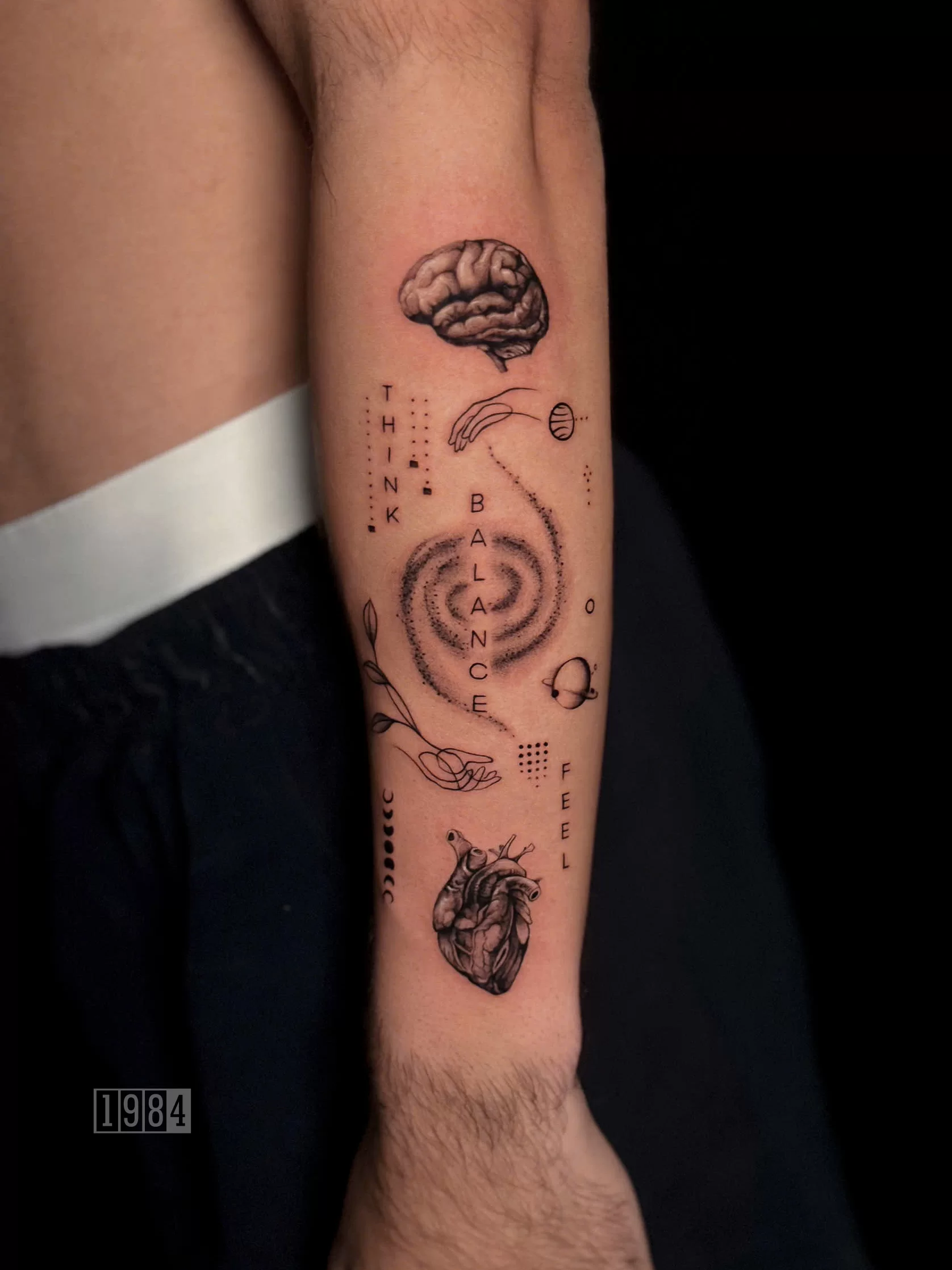 1984 Studio - Blackwork - Graphic - Arm