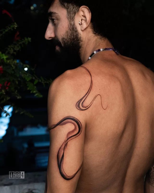 1984 Studio - Linework - Abstract - Arm