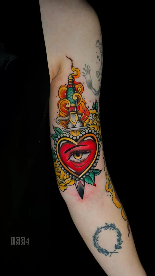 1984 Studio - New Old school - Heart - Arm