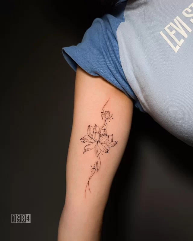 1984 Studio - Linework - Lotus - Arm
