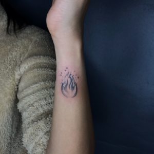 Hình xăm phượng lửa  MrTATTOO