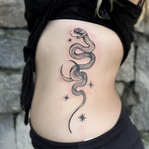 My new snake tattoo By vici bischof love is pain tattoo studio in berlin  germany Such a great artist  rtattoos