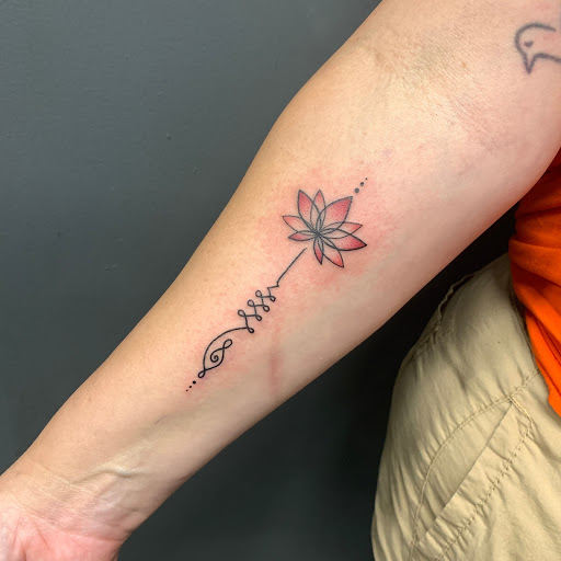 Unalome - Path to enlightenment Lotus - Overcoming adversity : r/tattoo