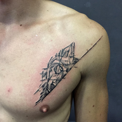 Minimal Chest Tattoo  Chest tattoo men, Tattoo designs men, Small chest  tattoos