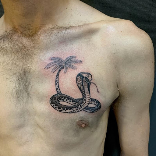 chest tattoos drawings for men