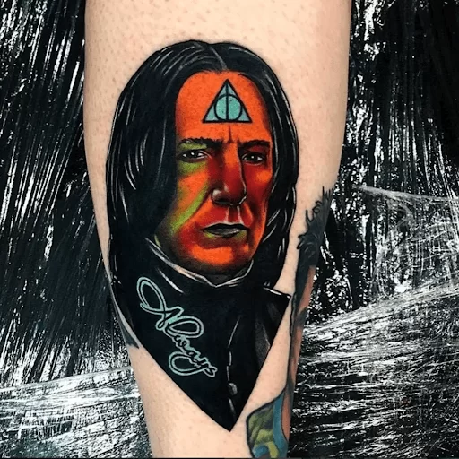 Tattoos of the Villains That Keep Harry Potter on His Toes