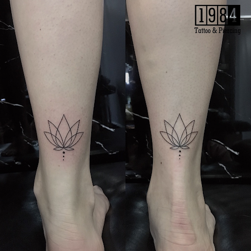 Tattoo uploaded by katievidan  Geometric lotus design via drwoo drwoo  lotus geometric  Tattoodo