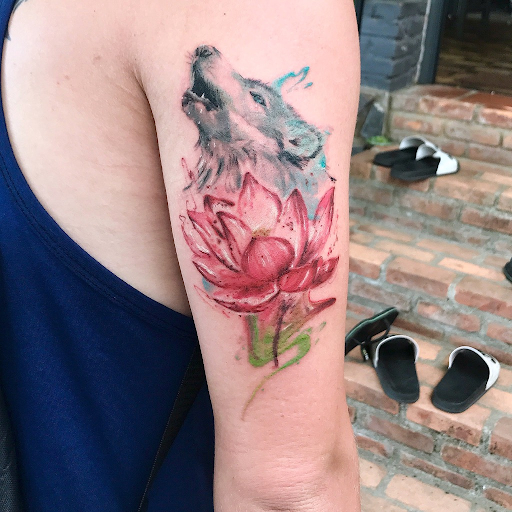 Lotus Watercolor Tattoo Images