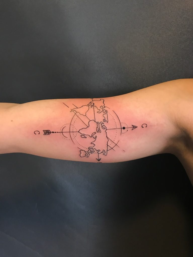 A compass and clock design is a deeply meaningful tattoo choice. ... When  combined with a compass, the tattoo symbolizes guidance and the… | Instagram