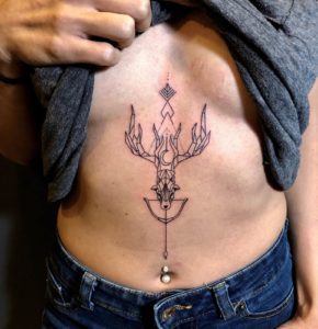 deer tattoo