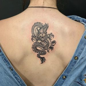 Asian dragon tattoo and template by Juno - Get a similar tattoo now!