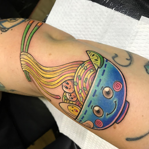 incredible new school tattoos by 1984 tattoo piercing studios