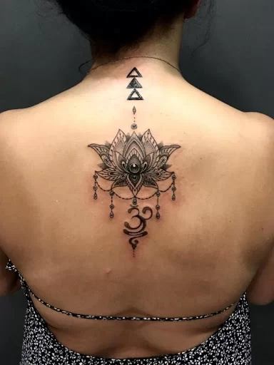 incredible Vietnamese lotus flower tattoo collection