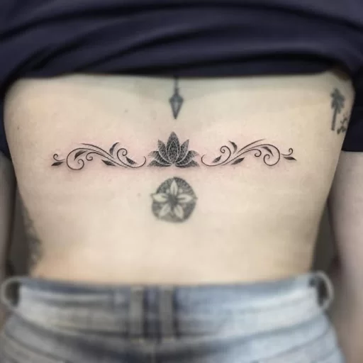 incredible Vietnamese lotus flower tattoo collection