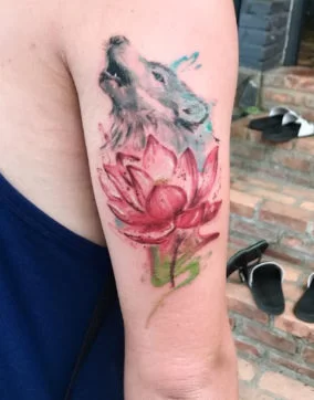 incredible Vietnamese lotus flower tattoo collection