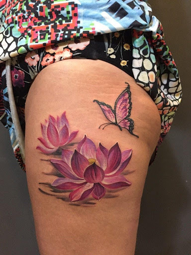 incredinle vietnamese lotus flower tattoo collection