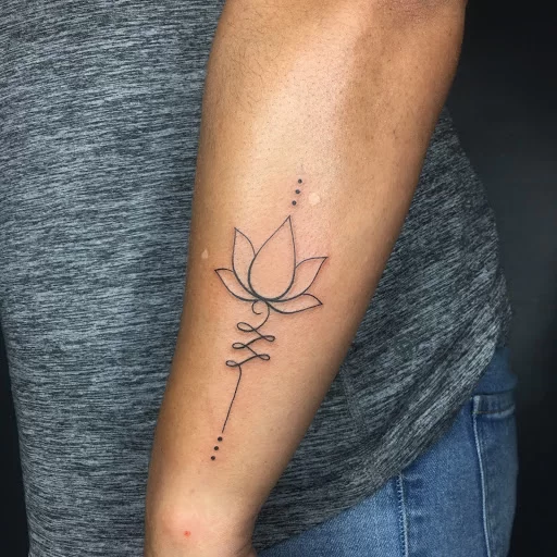 inspiration: lotus flower tattoo for men and women