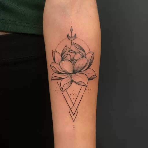 inspiration: lotus flower tattoo for men and women