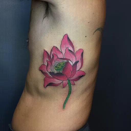 inspiration: lotus flower tattoo for men and women