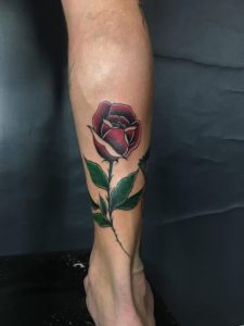 Japanese Rose Tattoo Idea  BlackInk AI