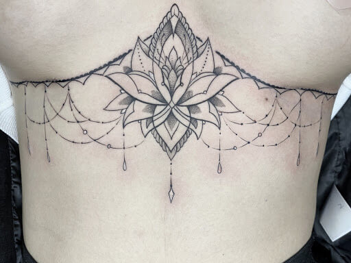 Guide to Getting a Sternum Tattoo 50 Best Design Ideas  Saved Tattoo