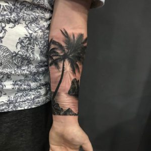 Huntington Beach Sleeve by Nathaniel Gann  Remington Tattoo Parlor
