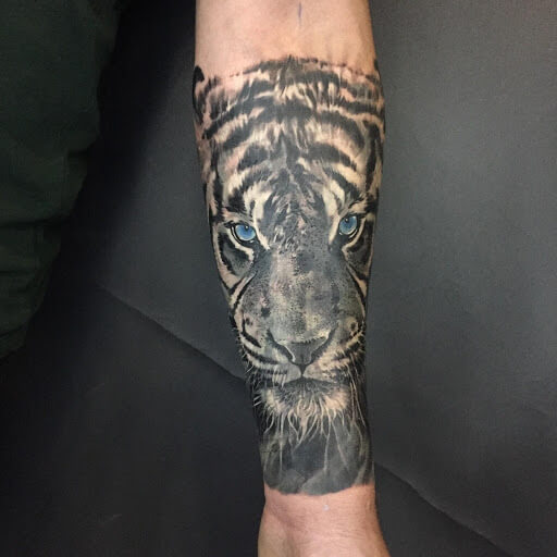 Realistic Tiger Tattoo done artisteshant in Patiala Bathinda Cl us for  appointments 7009502141  8699499607 tattoo tattoos  Instagram