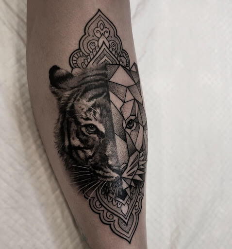 AFH Tiger Waterproof Black Temporary Body Tattoo Stickers for Men and Women  - Price in India, Buy AFH Tiger Waterproof Black Temporary Body Tattoo  Stickers for Men and Women Online In India,