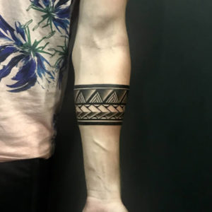 Wave armband tattoo by Aki Wong  Tattoogridnet