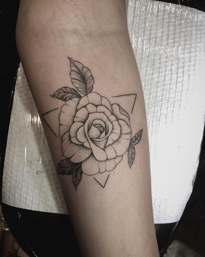 Finished the grey shading on these roses for Max today; thank you! . . . . # rose #rosetattoo #pdxtattoo #rosecity #pnwtattoo #floraltatt... | Instagram