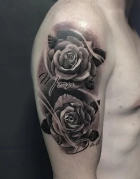 Black rose tattoo – the real meanings and ideas