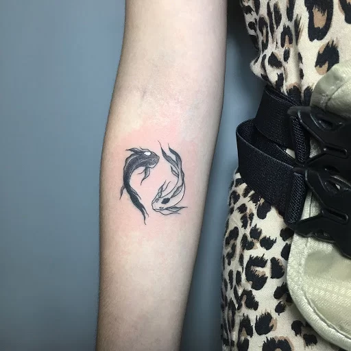 hình xăm cá chép hóa rồng