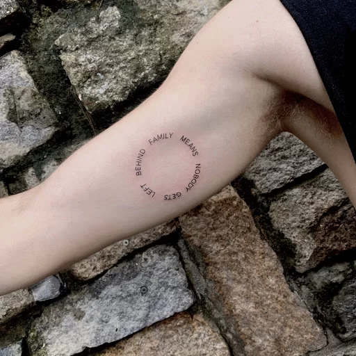 Hình xăm chữ ý nghĩa - Xu hướng xăm bất diệt theo thời gian
