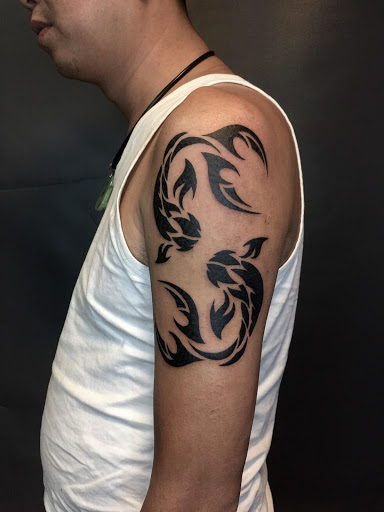 dragon tiger koi tattoo  Tiger tattoo design Tiger tattoo Dragon tattoo  designs