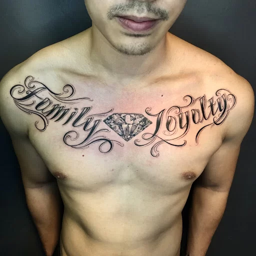 Hình xăm gia đình kích cỡ lớn